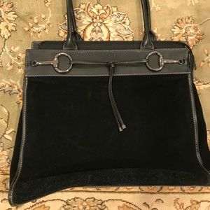 Black leather purse, Franklin Covey